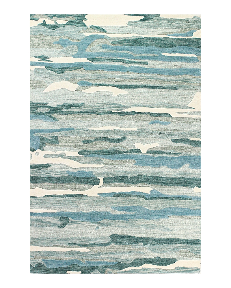 Bashian Verona R130-lc164 Area Rug, 7'6 X 9'6 In Aqua