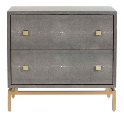 TOV Furniture - Pesce Shagreen Nightstand