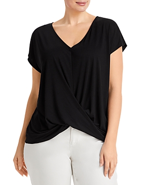 Marc New York Crossover Tee In Black