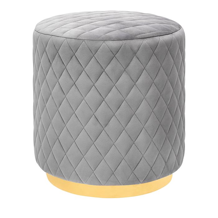 TOV Furniture Abir Velvet Ottoman Bloomingdale's