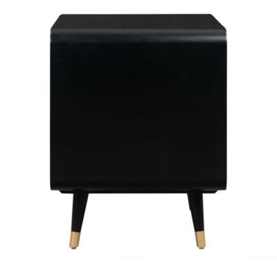 Christine Nightstand in Black