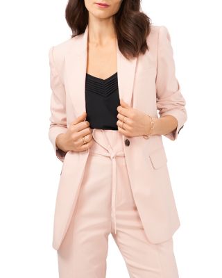 1.state Single Button Relaxed Blazer In Evening Sand