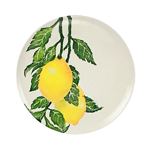 Vietri Limoni Dinner Plate In White