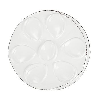 VIETRI - Lastra White Oyster Plate