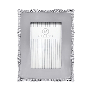 Shop Mariposa Pearl Drop Engravable Frame, 4 X 6 In Metal