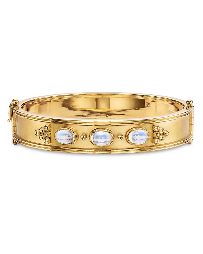 Yellow gold moonstone store bracelet