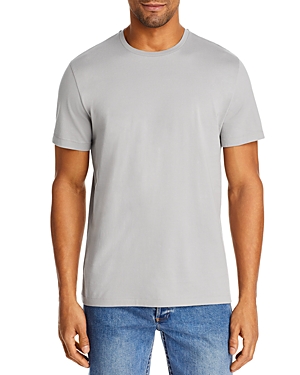 The Men's Store At Bloomingdale's Pima Cotton Solid Tee - 100% Exclusive In Gray