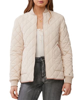 Soia \u0026 Kyo Jodie Reversible Diamond Quilted Jacket in Sand-clay, Size: Xs