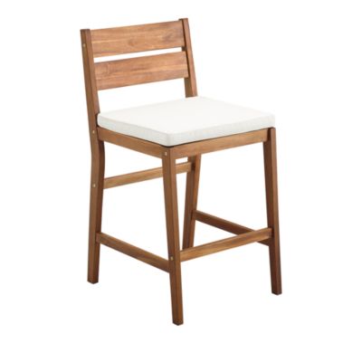 WALKER EDISON - Acacia Counter Stool, Set of 2