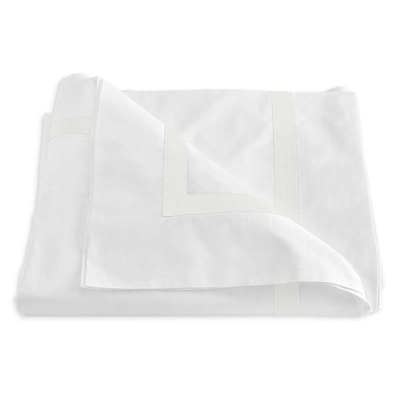 Matouk Lowell Duvet & Sham Collection In Bone