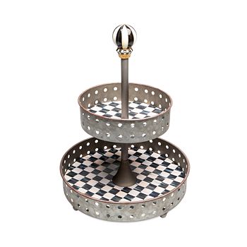 Mackenzie-Childs - Courtly Tin Tiered Serving Stand