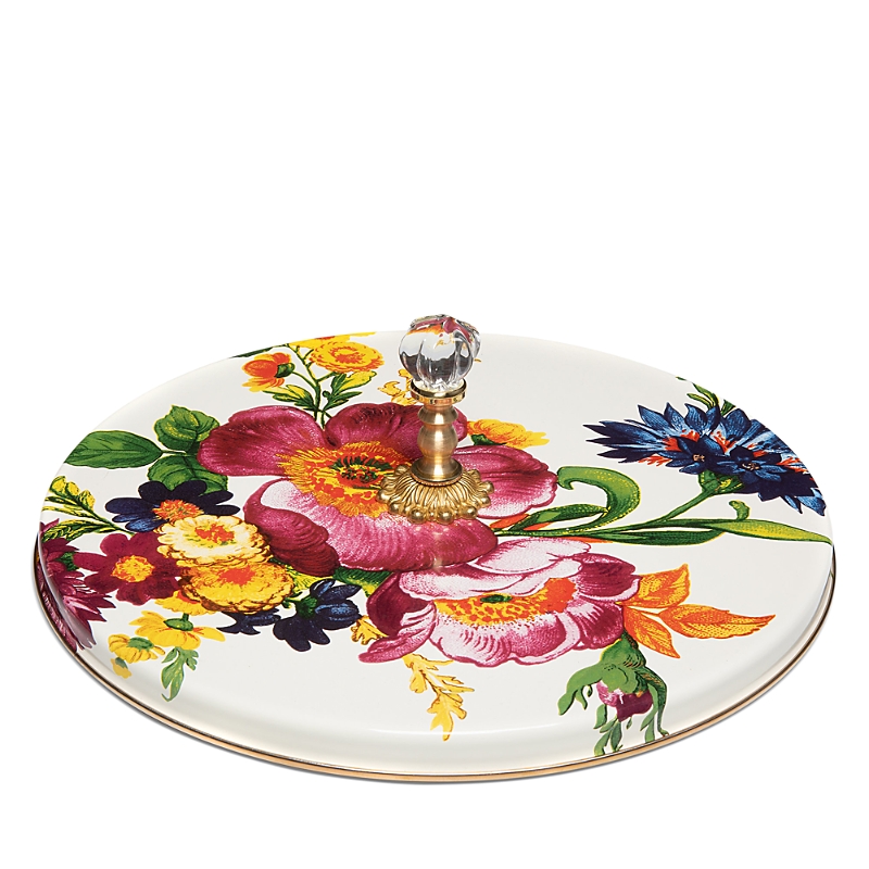 Mackenzie-childs Flower Market Cheese Course In Multi