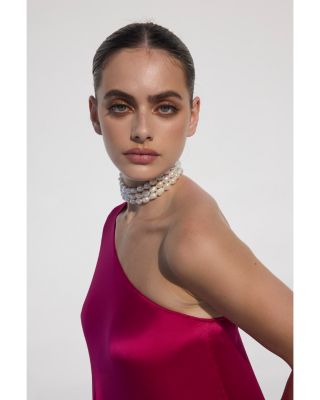 Nora Cultured Freshwater Pearl Triple Row Choker Necklace, 16.25"