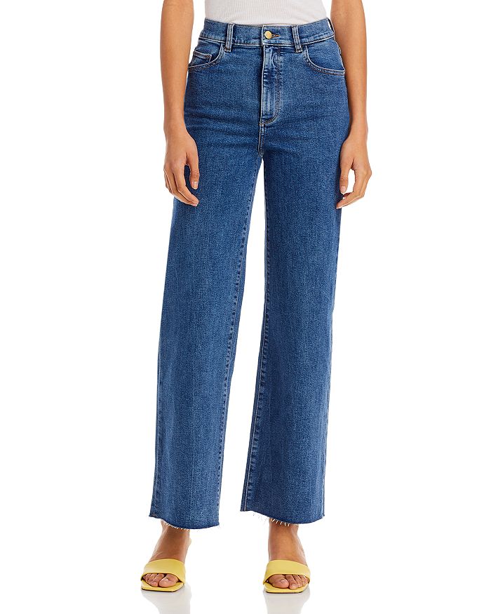 DL1961 Hepburn High Rise Wide Leg Jeans Made with RECOVER™ in Keys Raw |  Bloomingdale's
