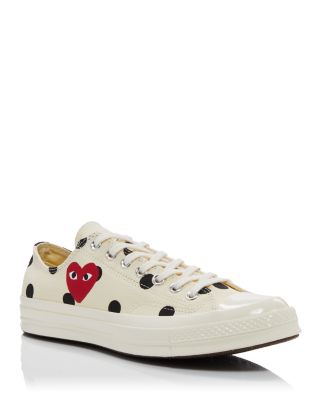 converse comme des garcons laces