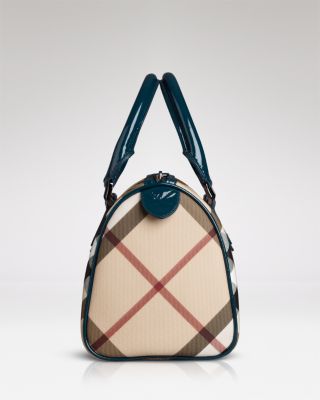 ハンドバッグ BURBERRY CHECK BOWLING BAG 1A0BA2D9-2863-4989-A362-