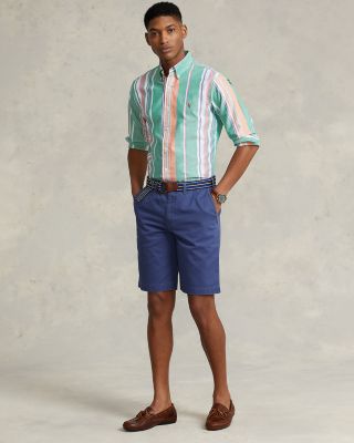 long polo shorts