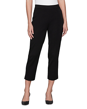 Shop Misook Cropped Pull On Pants In Black