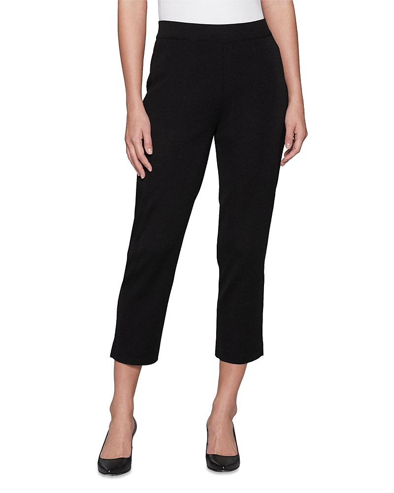 Misook Cropped Pull On Pants