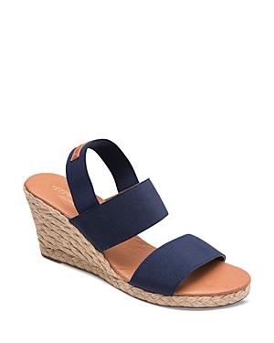 ANDRE ASSOUS WOMEN'S ALLISON STRAPPY ESPADRILLE WEDGE SANDALS