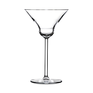 Shop Nude Glass Vintage Rounded Martini Glasses, Set Of 2 In Clear