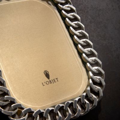 L'Objet Cuban Link Picture Frame, 5" x 7"