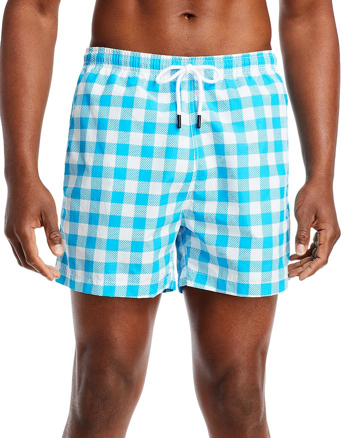 Solid & Striped The Classic Gingham Swim Trunks Bloomingdale's