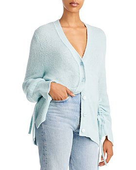 3.1 Phillip Lim - Shirred-Sleeve Cardigan Sweater