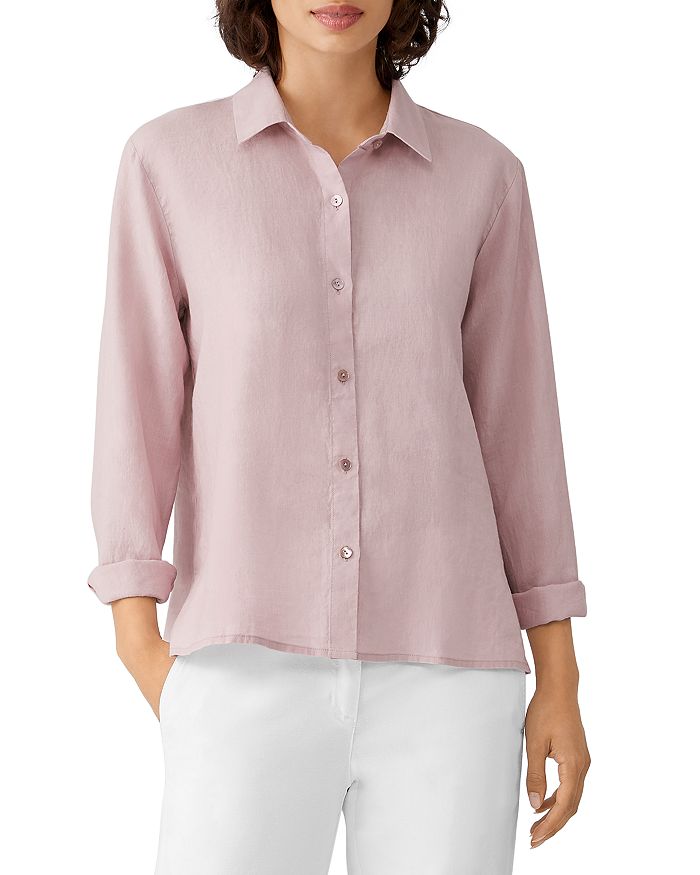 Eileen Fisher Petites - Classic Organic Linen Shirt