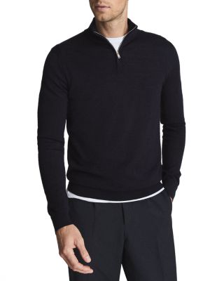 Blackhall Merino Funnel Neck Half Zip Pullover