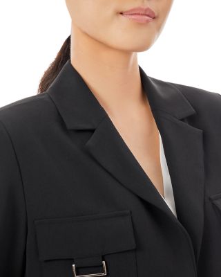 Soft Crepe Cropped Blazer