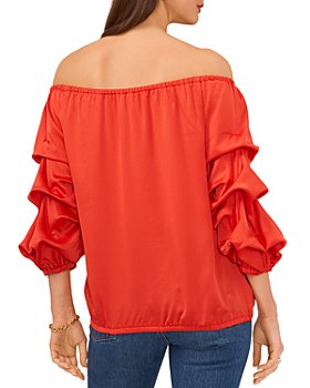 Womens Oversized Cold Shoulder Blouse Batwing Lace-Up Back T-Shirt Top