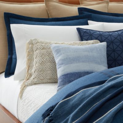 ralph lauren blue throw pillows