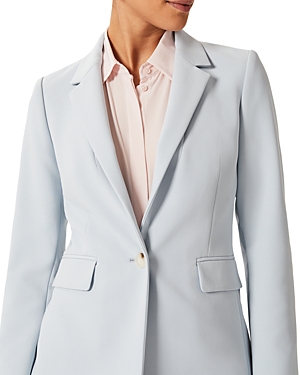 Hobbs London Kaia Single Breasted Jacket In Pale Blue