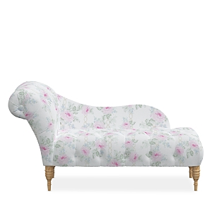 Cloth & Company Annika Chaise In Royal Bouquet Pink