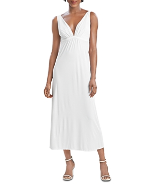 Natori Aphrodite Slinky Knit Nightgown In Ivory