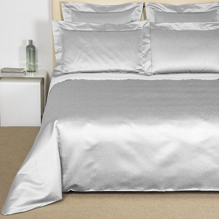 Frette Lux Glowing Weave Duvet Cover, King In Scoglio