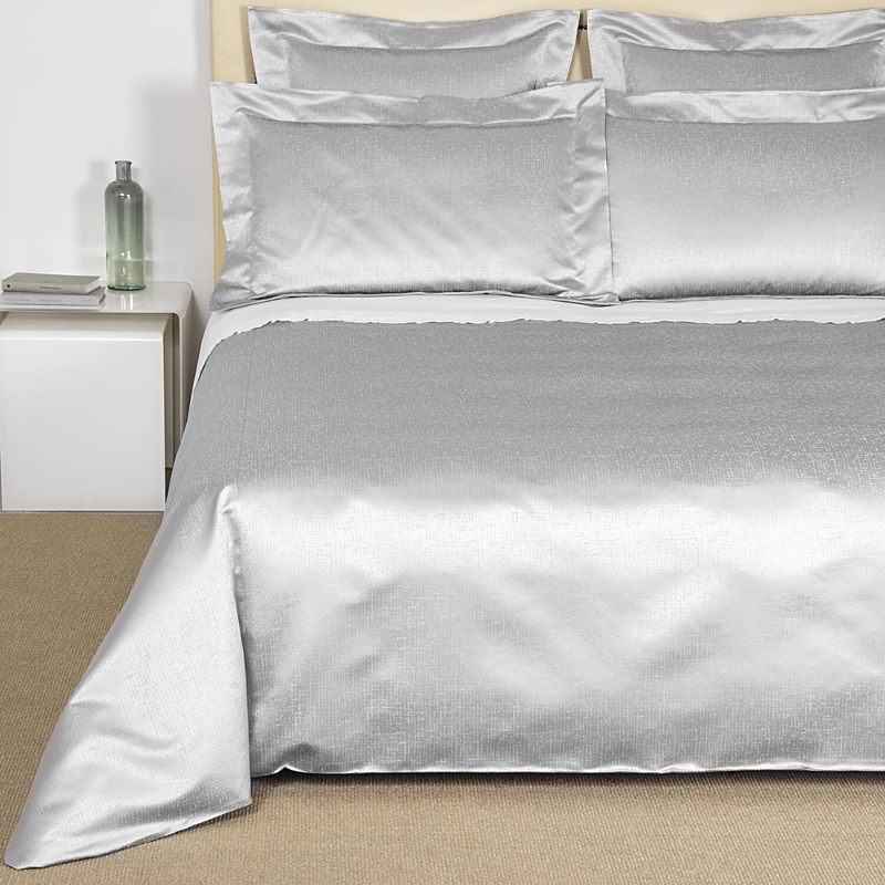 Frette Lux Glowing Weave Duvet Cover, Queen In Scoglio