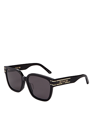 DIOR SIGNATURE S7F SQUARE SUNGLASSES, 58MM