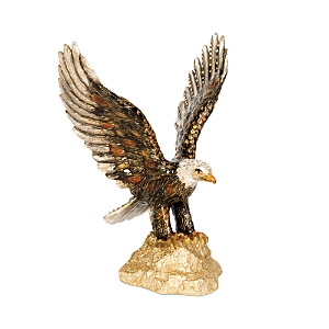 Shop Jay Strongwater Lincoln Eagle Figurine In Natural
