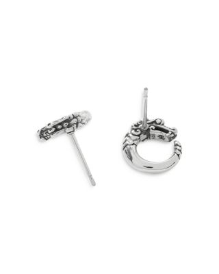 Sterling Silver Legends Naga Stud Earrings