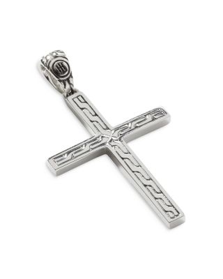 Sterling Silver Classic Chain Jawan Cross Pendant Necklace, 20"