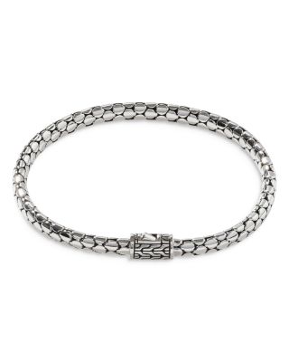 Sterling Silver Dot Small Chain Bracelet
