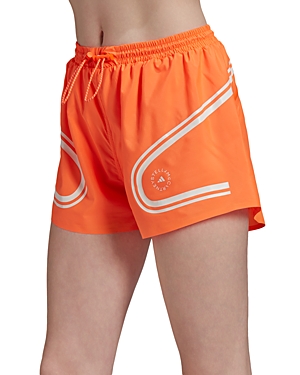 Adidas By Stella Mccartney Truepace Printed Recycled-ripstop Shorts In Apsior