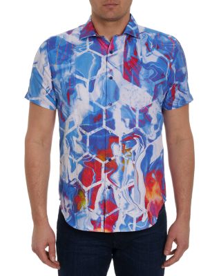 Cove Printed Linen Cotton Shirt 