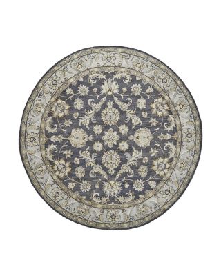 Feizy Zoie R8397 Round Area Rug, 8' x 8'