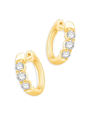 Bloomingdale's Diamond Huggie Hoop Earrings in 14K Yellow Gold, 0.70 ct. t.w. - 100% Exclusive