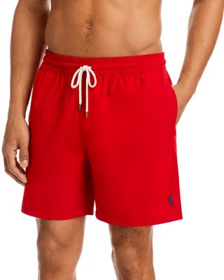 Polo Ralph Lauren Embroidered-logo Corduroy Shorts In Rl2000 Red