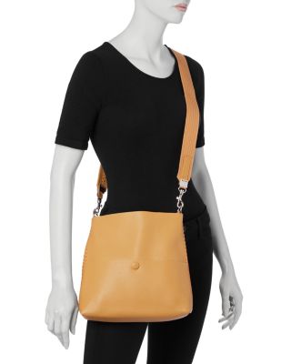 Iconic Slim Messenger Leather Crossbody Bag