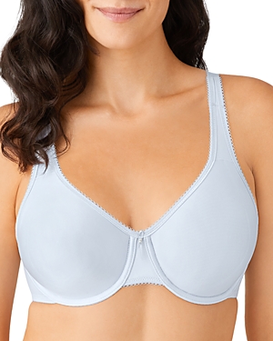Wacoal Basic Beauty Full-figure Underwire Bra 855192, Up To H Cup In Arctic Ice